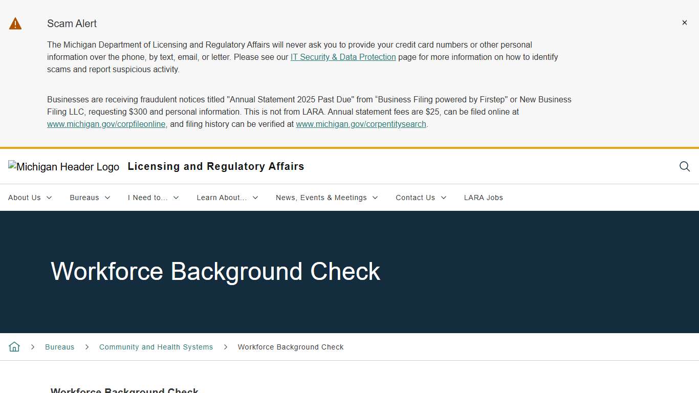 Workforce Background Check